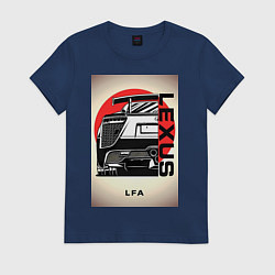 Женская футболка Lexus автомобиль jdm