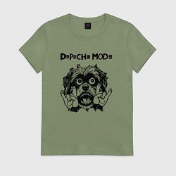 Женская футболка Depeche Mode - rock dog