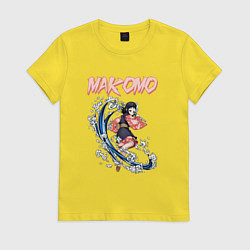 Женская футболка Клинок, рассекающий демонов Макомо