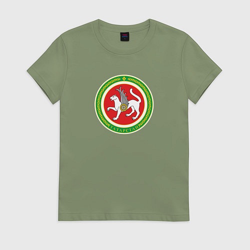 Женская футболка Татарстан 16 / Авокадо – фото 1