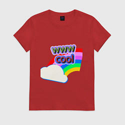 Женская футболка Rainbow Vibes