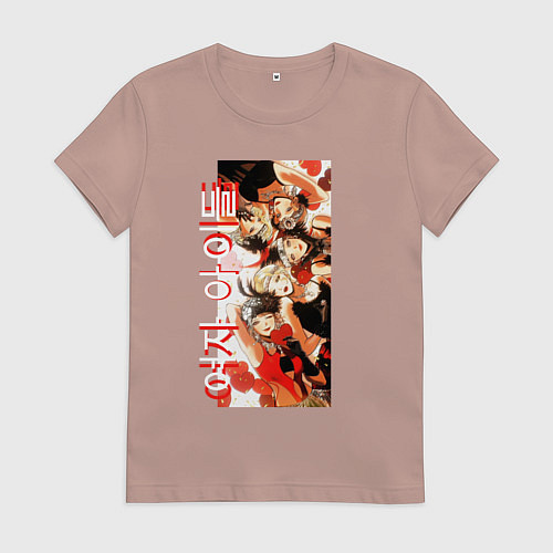 Женская футболка Glamour Show / Пыльно-розовый – фото 1