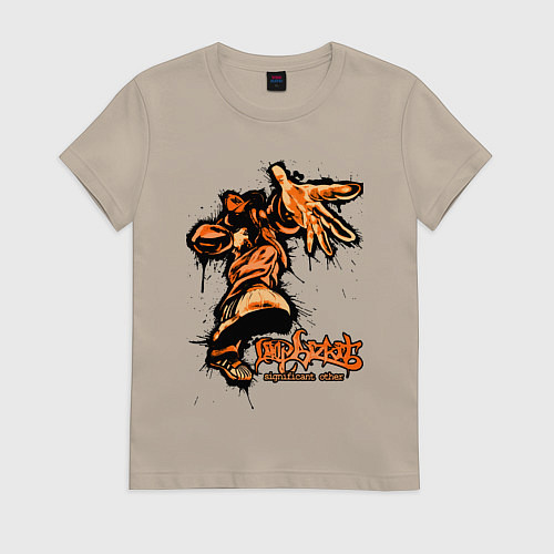 Женская футболка Limp Bizkit - graffiti / Миндальный – фото 1