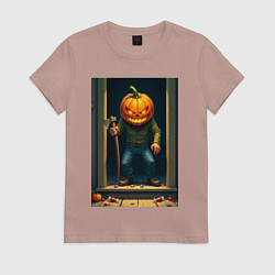 Женская футболка Монстр с косой