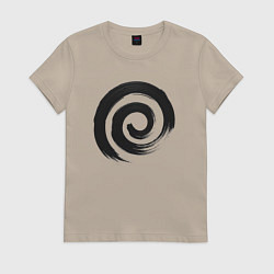 Женская футболка Спираль