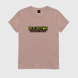 Женская футболка Rockstar energy logo