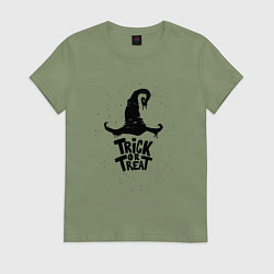 Женская футболка Хэллоуин - кошелек или жизнь