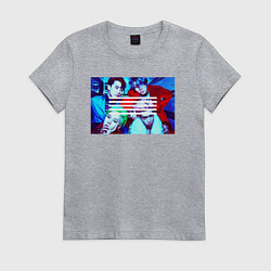 Женская футболка Big Bang в ярких образах K-pop