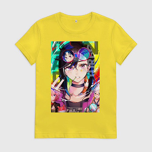 Женская футболка Дандадан: Момо Аясэ / Желтый – фото 1
