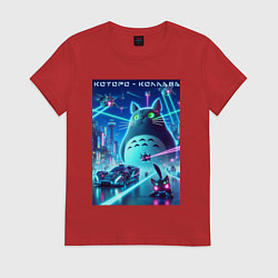 Женская футболка Которо - коллаба мем