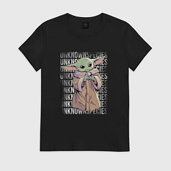 Женская футболка Мандалорец - Беби Йода