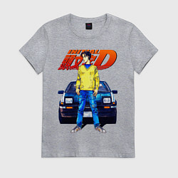 Женская футболка Такуми & АЕ86