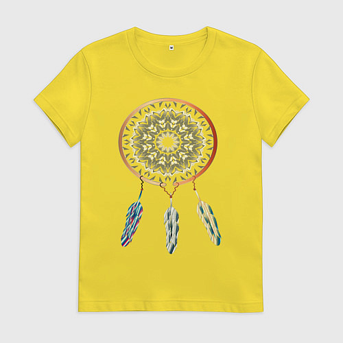Женская футболка Ловец сновидений / Желтый – фото 1