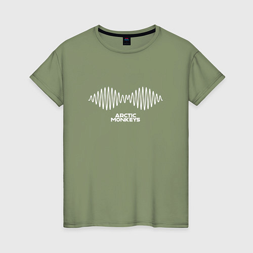 Женская футболка Arctic Monkeys logo / Авокадо – фото 1