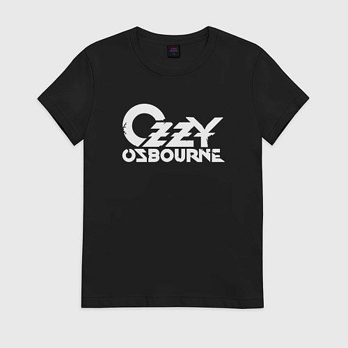 Женская футболка Ozzy Osbourne - logo / Черный – фото 1
