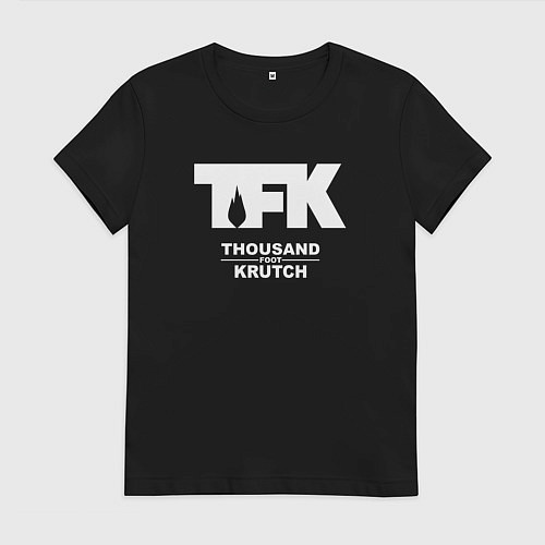 Женская футболка Thousand Foot Krutch - logo / Черный – фото 1