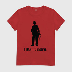 Женская футболка Индиана джонс