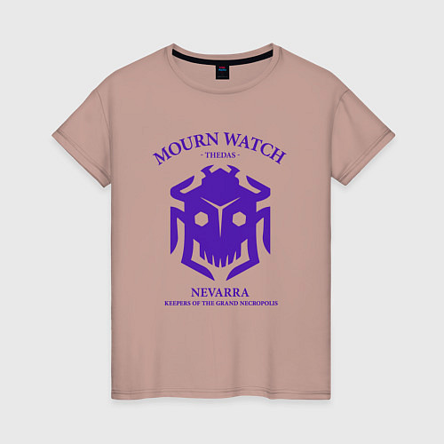 Женская футболка Mourn Watch Dragon Age / Пыльно-розовый – фото 1