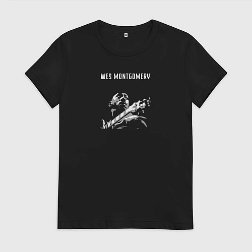 Женская футболка Tribute to Wes Montgomery / Черный – фото 1