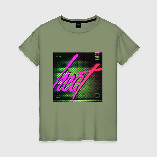 Женская футболка Тепло VHS / Авокадо – фото 1