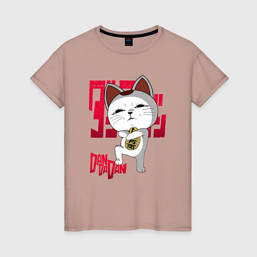 Женская футболка Турбо бабка / Пыльно-розовый – фото 1