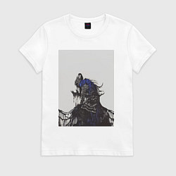 Футболка хлопковая женская Artorias of the Abyss, цвет: белый