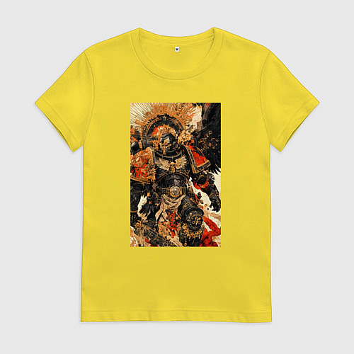 Женская футболка Вархаммер арт / Желтый – фото 1
