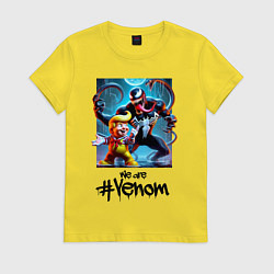 Женская футболка Donald Trump and Venom - meme