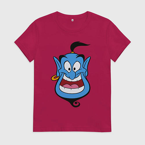 Женская футболка Аладдин - Джинни / Маджента – фото 1