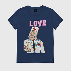 Женская футболка Дурка день влюбленных мем