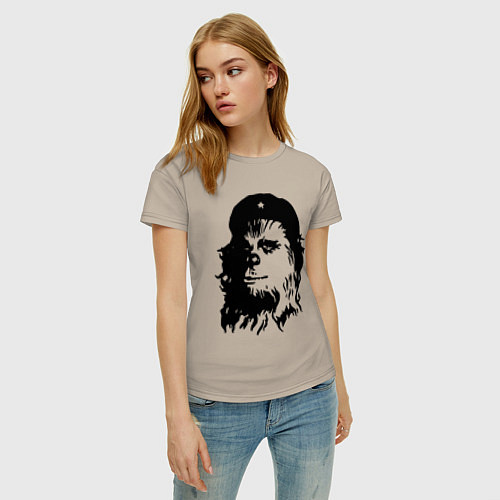 Женская футболка Star wars - Chewie Guevara / Миндальный – фото 3