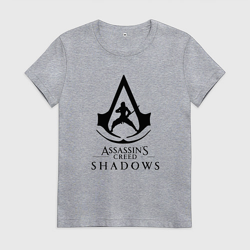 Женская футболка Assassins Shadow / Меланж – фото 1