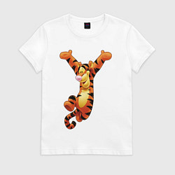 Женская футболка Винни пух - Тигруля