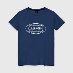 Футболка хлопковая женская Корпорация Lumon, цвет: тёмно-синий