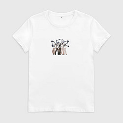 Футболка хлопковая женская Njz new, цвет: белый