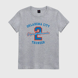 Футболка хлопковая женская Shai Oklahoma, цвет: меланж