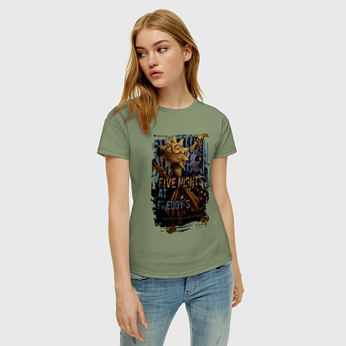 Женская футболка Солнце и луна из аниматроников / Авокадо – фото 3