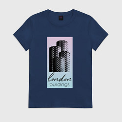 Женская футболка Строения Лондона