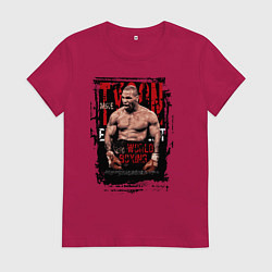 Женская футболка Майк Тайсон мировой бокс