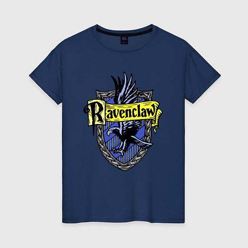 Женская футболка Ravenclaw emblem / Тёмно-синий – фото 1