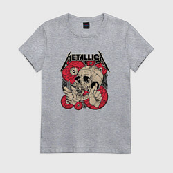 Женская футболка Металлика дизайн