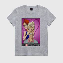 Женская футболка Ghostbusters - Egon and Janine
