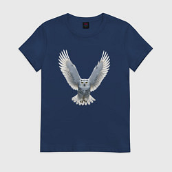 Женская футболка Сова с расправленными крыльями