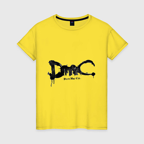 Женская футболка Эмблема Devil May Cry / Желтый – фото 1