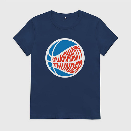 Женская футболка Oklahoma Thunder / Тёмно-синий – фото 1