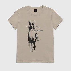 Женская футболка Banksy bunny