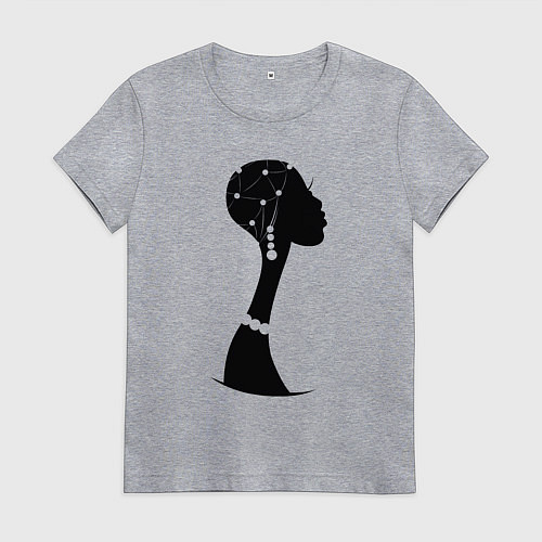 Женская футболка Woman Africa / Меланж – фото 1