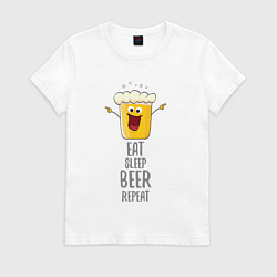 Женская футболка Весёлое пиво