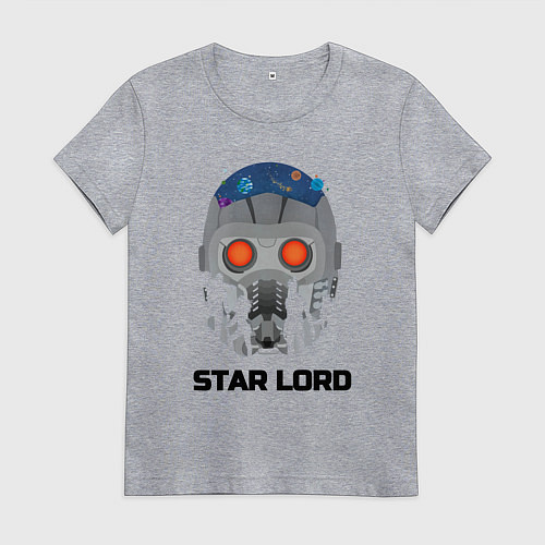 Женская футболка Star lord / Меланж – фото 1
