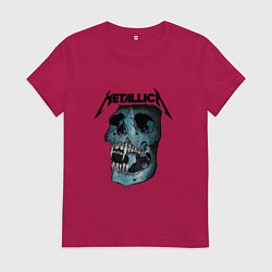 Футболка хлопковая женская Metallica St Anger, цвет: маджента